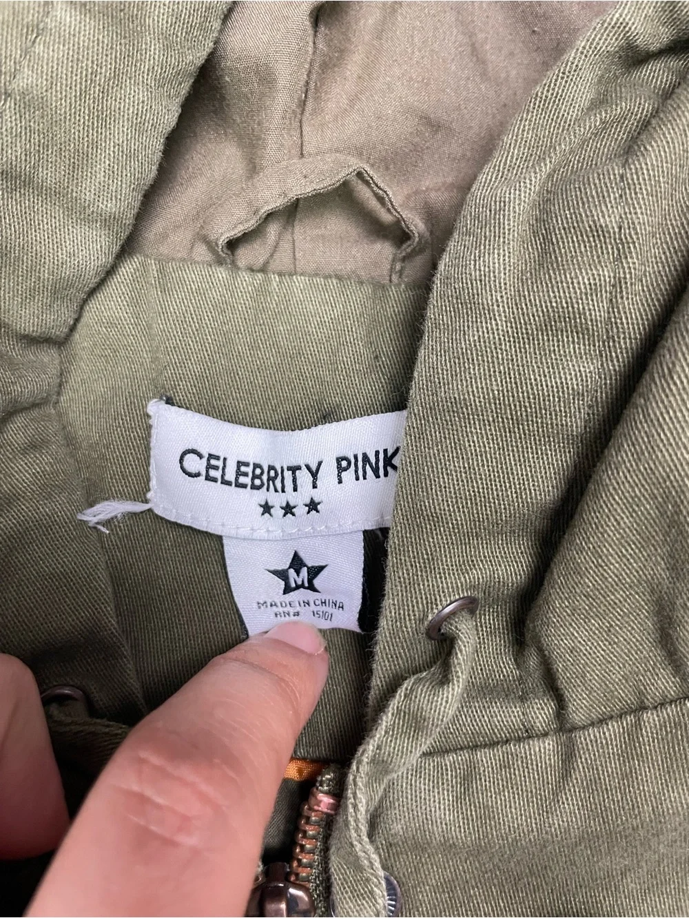 Celebrity Pink casual olive